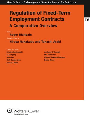 cover image of Regulation of Fixed-Term Employment Contracts